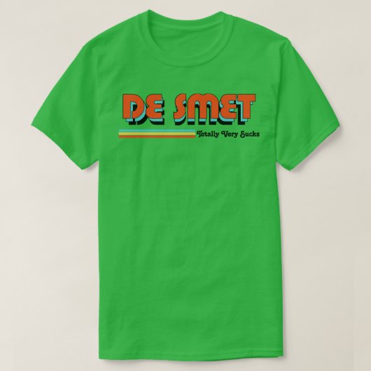 デ・スメット全吸く Tシャツ (デザイン正面)