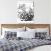 デ・ソトのフロリダへの上陸 キャンバスプリント (インサイチュ (寝室))