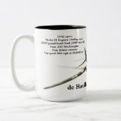 デ・ハビランド蚊FP Mk VI ツートーンマグカップ (左)