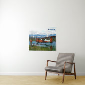 デ・ハビランド・ビーバーフロートプレーン – アラスカ タペストリー (インサイチュ(横))