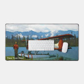 デ・ハビランド・ビーバーフロートプレーン – カナダ デスクマット (キーボード&マウス)