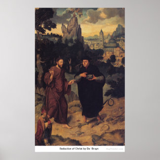 デ・ブリュインによるキリストの誘惑 ポスター