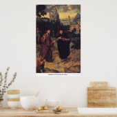 デ・ブリュインによるキリストの誘惑 ポスター (キッチン)