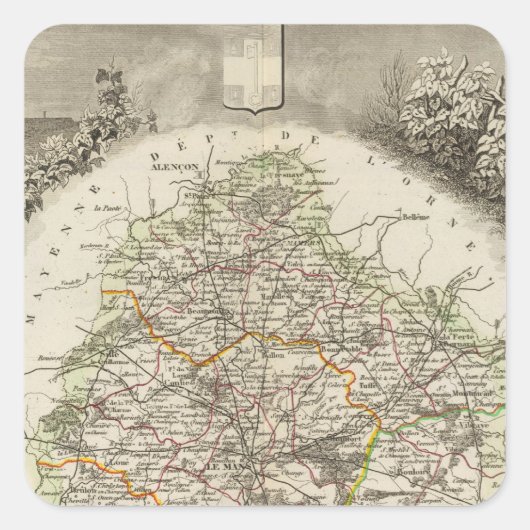 デ・ラ・サレス省 スクエアシール (正面)