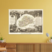 デ・ラ・ザオーネ省 キャンバスプリント (インサイチュ (リビング))