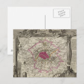 デ・ラ・セーヌ省 ポストカード (正面/裏面)