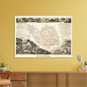 デ・ラ・ヴェンディー省 キャンバスプリント (インサイチュ (リビング))