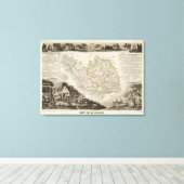 デ・ラ・ヴェンディー省 キャンバスプリント (インサイチュ (ウッドフロア))