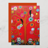 デ・ロス・ムエルトスの招待状 招待状 (正面/裏面)