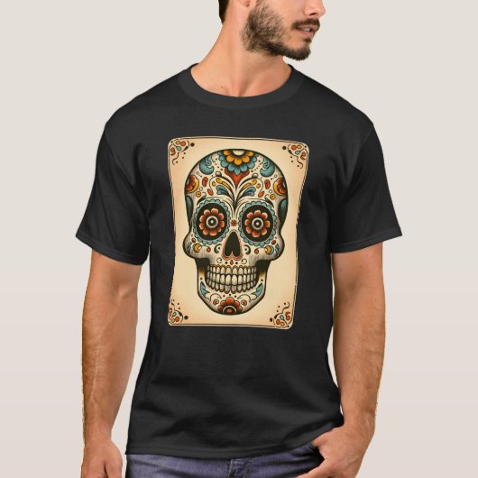 デ・ロス・ムエルトス タロット Tシャツ (正面)