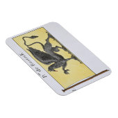 デ・ローストを示すグリフィンの紋章を持つ海上国旗 マグネット (右側)