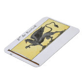 デ・ローストを示すグリフィンの紋章を持つ海上国旗 マグネット (左側)