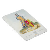 デ・ヴェレ、オックスフォード伯爵、1280、'Ancient Armouから マグネット (右側)