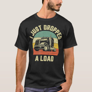 トおもしろいラッカービッグリグセミトレーラートラック運転手 Tシャツ