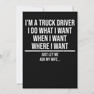 トおもしろいラック運転頼士My Wiffe Trucker Gif セーブザデート