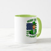 トおもしろいラッメリープ4位St patricks day マグカップ (正面右)