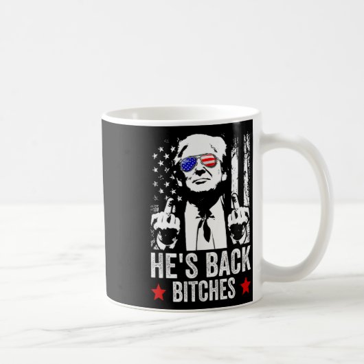 トおもしろいランプ2024彼はバックEsトランプ2025 コーヒーマグカップ (右)