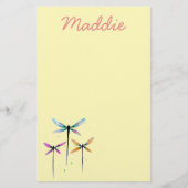 トかわいらしンボの水色 便箋 (正面)