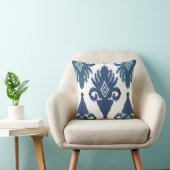 トはっきりしたリバルイカットピーコックブルーネ王室のービー クッション (椅子)