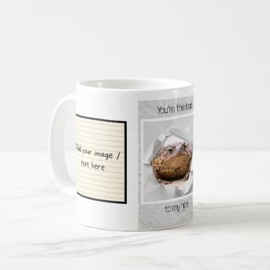 トアおもしろいド・ヴァレンティネス・デイ・ギフトカスタム コーヒーマグカップ (正面左)