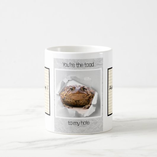 トアおもしろいド・ヴァレンティネス・デイ・ギフトカスタム コーヒーマグカップ (中央)