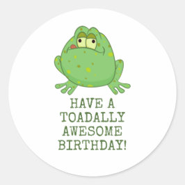 トアダリー素晴らし誕生日 ラウンドシール