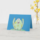 トアダリー誕生日を素晴らし持つ カード (黄色い花)