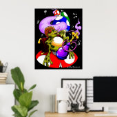 ...トアドスツールの牧草地で(暗くなった後) ポスター (ホームオフィス)