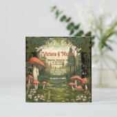 トアドスツールフォレスト結婚式招待状 招待状 (スタンド正面)