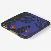 トアドストオールを集める頭巾の付いたフォーク ペーパープレート (傾斜あり)