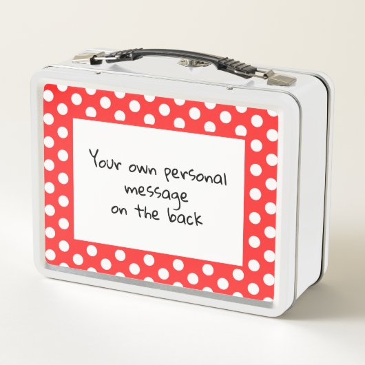 トアドスパーソナライズされたト、小妖精や小人&スパイダー メタルランチボックス (裏面)