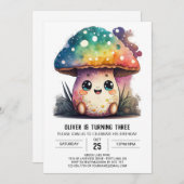 トアドス魅力的ト編集可能誕生日招待状 招待状 (正面/裏面)