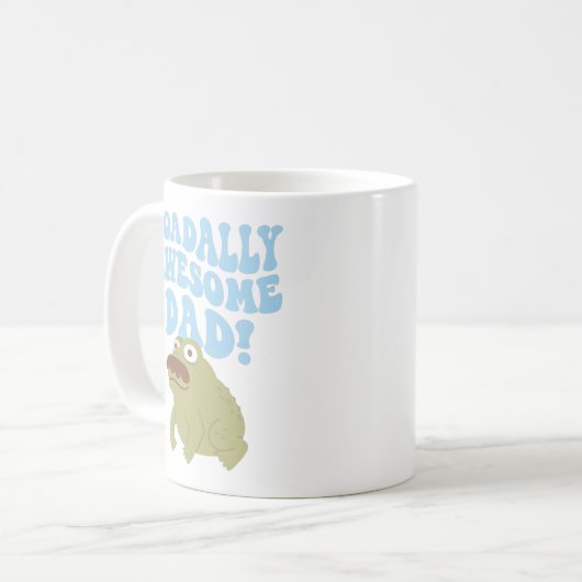 トアドプントアダリー素晴らしパパおもしろいコーヒーマグ コーヒーマグカップ (正面左)