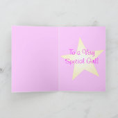 トア・ア・ヴァー・スペシャル・ガール・ハッピー・ホース・スターズ・カード カード (内部)