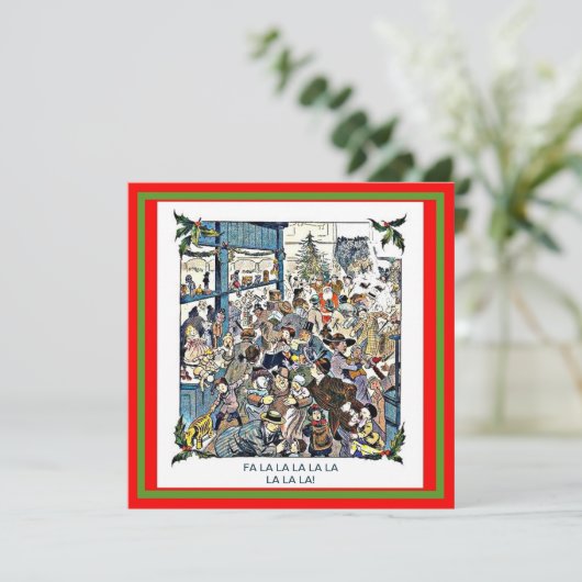 トイおもしろいストアカオスヴィンテージクリスマスサンタコピー カード (スタンド正面)