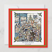 トイおもしろいストアカオスヴィンテージクリスマスサンタコピー カード (正面)