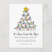 トイおもしろいレ転がイ付き紙クリスマスツリー シーズンポストカード (正面)