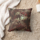 トイエレガントニングフローラつる植物イラストレーション クッション (ブランケット)