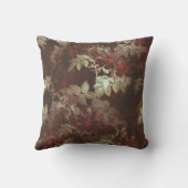 トイエレガントニングフローラつる植物イラストレーション クッション (裏面)