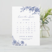 トイエレガントルフランスのブルーガーデンフローラ 招待状 (スタンド正面)