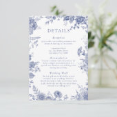 トイエレガントルフランスの・ブルー・フローラ・エンクロージャ・カード エンクロージャーカード (スタンド正面)