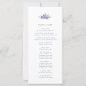 トイエレガントル青フランスのフローラ式プログラム (裏面)