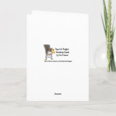 トイエレガントンデアゴールドフォイル – ルックホリ企業のデイ シーズンカード (裏面)