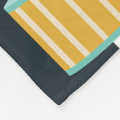 トイカラフルトドラム継ぎ目パターン フリースブランケット (角)