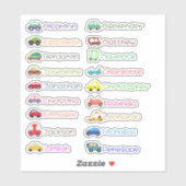 トイカーカスタムズ複数名シール シール (シート)