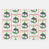 トイキツネテリアクリスマス ラッピングペーパーシート (正面2)