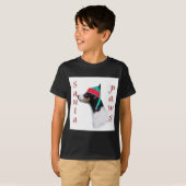 トイキツネテリアサンタポーズ Tシャツ (正面フル)