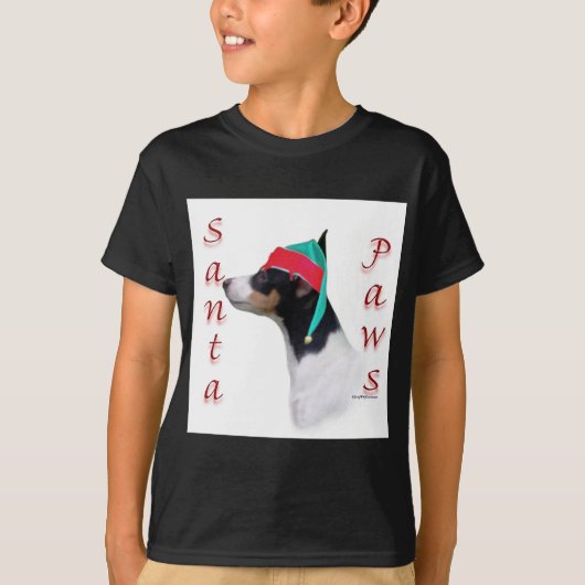 トイキツネテリアサンタポーズ Tシャツ (正面)