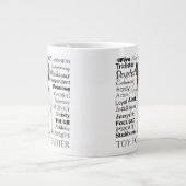 トイキツネテリア特性ジャンボマグ ジャンボコーヒーマグカップ (正面)