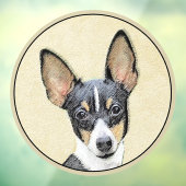 トイキツネテリア絵画ズ – かわいいオリジナルドッグアート ウィンドウサイン (シート3)